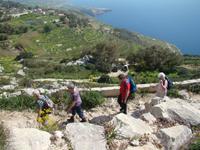 Abstieg von den Dingli-Klippen