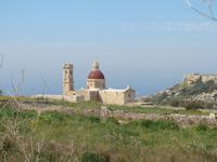 Blick auf die Kirche von Mtahleb