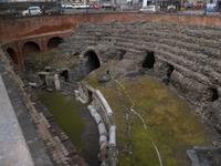 Sizilien 2014 062/ älteste Arena in Catania