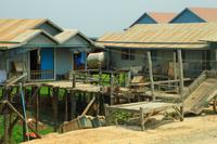 Landleben am Tonle Sap-See