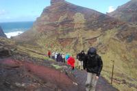 pudelnass und schon wieder blauer Himmel