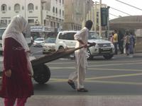 Händler im indischen Viertel