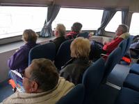 ... dann wird's gemütlich in tiefen Sesseln ...