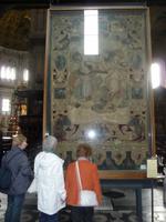 Seidenteppich im Dom in der Stadt der Seide
