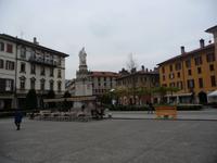 Denkmal von Alessandro Volta Begründer der Elektizitätslehre geb. in Como