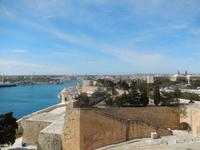 Blick auf den Grand Harbour vom oberen Barrakka Garten.