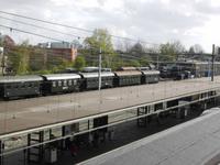 Der Museumszug wird bereitgestellt ...