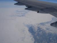 Rückflug über das Nordmeer