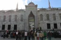 Eingang zur Blauen Moschee