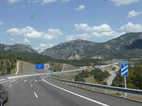 Pass Desfiladero de Despenaperros über die Sierra Morena 