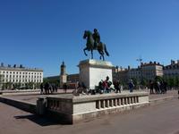 Lyon - Place Bellecour und Denkmal Louis XIV.