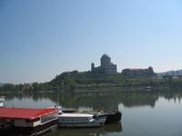 Kathedrale in Esztergom, von Sturovo aus