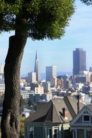 Dazwischen die Transamerika-Pyramide