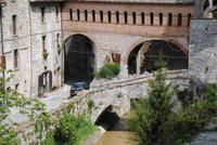 Brücke über den umgelegten Camignano