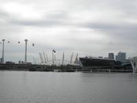 Emirates Seilbahn und Millenium Dome (O2-Arena)