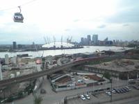 Emirates Seilbahn und Millenium Dome (O2-Arena)