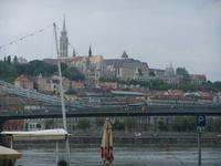 Blick von der Pester Seite zur Fischerbastei und zur Matthiaskirche