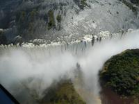 Victoria  Falls vom Heli aus