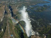 Victoria Falls vom Heli aus