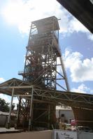 Stillgelegter Förderturm in Tsumeb