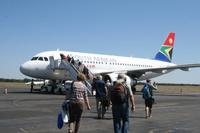 Wir fliegen mit South African!