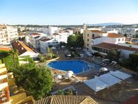 Blick auf den Pool vom Hotel Tivoli Lagos