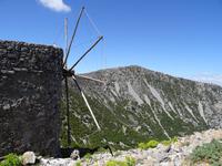 Ruinen von Getreidemühlen bei Seli Ampelou