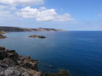 Blick über die Bucht von Vai