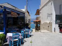 Straßenszene in Matala