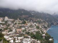 Blick auf Positano