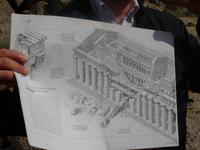 Collage eines Tempels von Selinunte