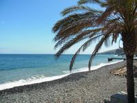 Kiesstrand in Santa Cruz