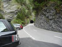In diesem Tunnel verschwinden wir gleich, um unsere Heimfahrt fortzusetzen.