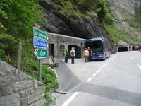 Gerade noch waren wir am San Bernadino, gleich werden wir Chur passieren.