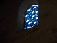 wunderschönes Fenster in der Kathedrale von Cefalu