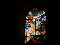 wunderschönes Fenster in der Kathedrale von Cefalu