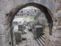 Detail, Amphitheater Pula