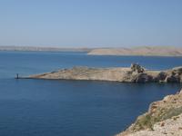 Burg nahe der Brücke von Pag