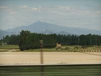 Blick aus dem TGV auf den Mont Ventoux