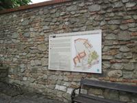Der Plan der Burg von Bratislava