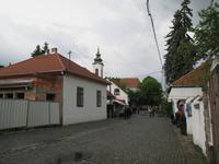 Beginn des Rundgangs im Künsterdorf Szentendre