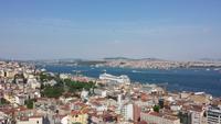 Blick vom Galataturm zum Bosporus