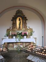 Schwarze Madonna in Kirche