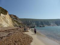 Isle of Wight - farbige Sande an den Needles 
