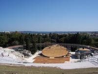Vorbereitungegen auf das Musikfestival im ant.Theater von Syrakus