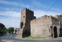 Teil der 2. alten Stadtmauer von Rom