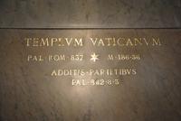 Abmessung zu Längen von Kathedralen - Vergleich hier Abmessung Petersdom