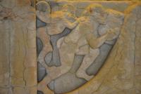 Reliefs von Grabmälen Paestum - hier Darstellung des Sisyphus