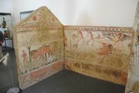 Fresken von Grabstätte Funde aus Paestum