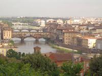 Die Brücken von Florenz - von der Piazza Michelangelo